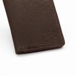 CARTEIRA SLIM COURO FLOATHER CAFÉ