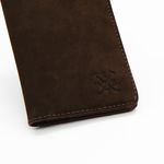 CARTEIRA SLIM COURO NOBUCK CAFÉ