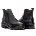 COTURNO ANATÔMICO FEMININO COURO NOBRE PRETO