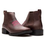 BOTA TEXANA FEMININA HIDROFUGADO CAFÉ
