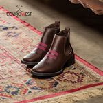 BOTA TEXANA FEMININA HIDROFUGADO CAFÉ