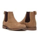 BOTA CHELSEA ANATÔMICA CAMURÇA AREIA