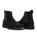BOTA CHELSEA ANATÔMICA COURO NOBUCK PRETO