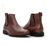 BOTA CHELSEA ANATÔMICA COURO FLOATHER HAVANA