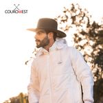 JAQUETA PUFFER MASCULINA COUROWEST BRANCA