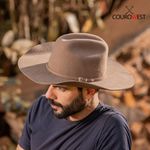 CHAPÉU FELTRO COR AREIA MODELO COUNTRY STARS