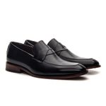 SAPATO LOAFER FRANCÊS COURO NOBRE PRETO 