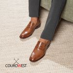 SAPATO LOAFER ITALIANO COURO NOBRE WHISKY 