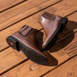 BOTA CHELSEA ANATÔMICA COURO FLOATHER HAVANA