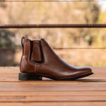 BOTA CHELSEA ANATÔMICA COURO FLOATHER HAVANA