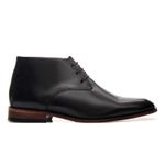 KIT SAPATO SOCIAL CANO LONGO COURO NOBRE PRETO + CINTO