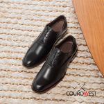 SAPATO SOCIAL OXFORD COURO NOBRE PRETO