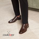 KIT SAPATO SOCIAL OXFORD COURO NOBRE CAFÉ + CINTO