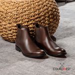 BOTA CHELSEA COM SOLADO EM COURO - NOBRE CAFÉ