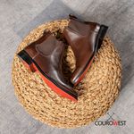 BOTA CHELSEA COM SOLADO EM COURO - NOBRE CAFÉ