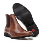 BOTA CHELSEA ANATÔMICA COURO NOBRE PULLAPO WHISKY