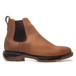 BOTA WORK JUMP BICO REDONDO COURO HIDROFUGADO CARAMELO 