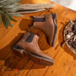 BOTA DALLAS JUMP COURO HIDROFUGADO CARAMELO