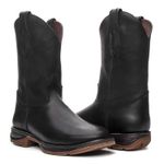 BOTA TEXANA CANO LONGO JUMP COURO HIDROFUGADO PRETO