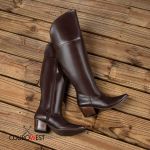 BOTA TEXANA OVER FEMININA COURO CAFÉ