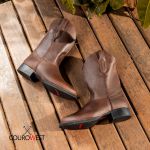 BOTA TEXANA STRONG CANO LONGO COURO HIDROFUGADO CAFÉ 
