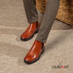 BOTA CHELSEA FULL TRAIL COURO NOBRE CONHAQUE