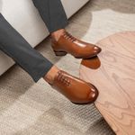 SAPATO SOCIAL WHOLECUT COURO NOBRE WHISKY 