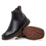 BOTA WORK JUMP BICO QUADRADO COURO HIDROFUGADO PRETO