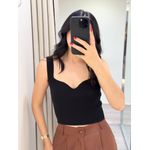 Cropped modal Preto