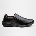 Sapato Social Masculino Confort Couro Legítimo - Preto