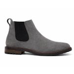 2 Botinas Chelsea Colorado Masculina Couro Nobuck - Café + Cinza