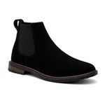 2 Botinas Chelsea Colorado Masculina Couro Nobuck - Café + Preto