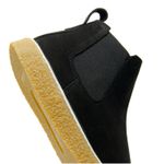 Bota Masculina Couro Camurça Casual Elástico - Preto