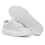 2 Sapatênis Masculino Maqueen Notorian Sola Alta - Cinza/Branco + Branco/Branco