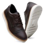 Sapato Oxford Masculino Conforto + Carteira + Cinto - Café