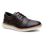Sapato Oxford Masculino Conforto + Carteira + Cinto - Café