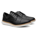 Sapato Oxford Masculino Conforto + Carteira + Cinto - Preto