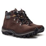 Bota Adventure Eagle Masculina em Couro- Café