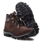Bota Adventure Eagle Masculina em Couro- Café