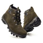 Bota Adventure Eagle Masculina em Couro - Verde