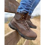 Bota Adventure Tauros em Couro Lançamento - Brow