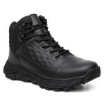 Bota Masculina Adventure em Couro Legítimo Cano Alto - Preto