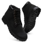 Bota Masculina Arizona Camurcinha Couro Adventure Casual - Preto