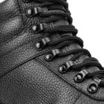 Bota Masculina Adventure Cano Médio em Couro Legítimo - Preto