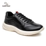 Sapatenis Confort Masculino Air Plus com Elastico Calce Facil - Preto