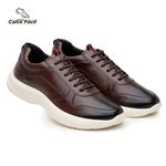 Sapatenis Confort Masculino Air Plus com Elastico Calce Facil - Whisky