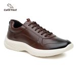 Sapatenis Confort Masculino Air Plus com Elastico Calce Facil - Whisky