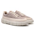 Tênis Sneaker Masculino Solado Alto - Cinza
