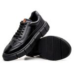 Tênis Sneaker Masculino Solado Alto - Preto/Preto