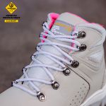 Bota Reagles com C.A. 48.067 Em Couro Legitimo e com Biqueira PVC - Cinza